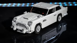 LEGO James Bond Aston Martin DB5 10262 stopmotion build [upl. by Eillib333]