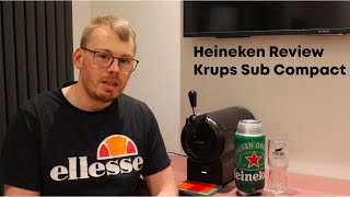 Heineken Review  Krups sub compact machine review [upl. by Lartnom159]