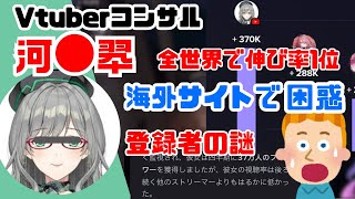 登録者100万人VTuberコンサル河崎翆 登録者数の疑問点 まとめ [upl. by Naesal]