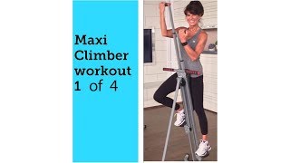 Maxi Climber Rosalie Brown 20 Minute Workout 1 of 4 [upl. by Ahsitaf]