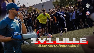 Ce TIKTOKEUR ÉTEINT Lille 🤯 1V1 LILLE 🔴⚪️ ed Tour de France Lille [upl. by Milburr]