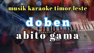 Lirik karaoke Doben Abito Gama [upl. by Lait]