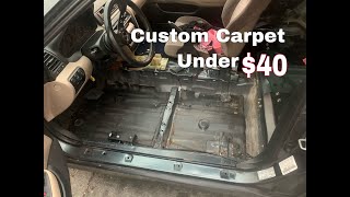 DIY Custom Car Carpet Project Prelude [upl. by Cirderf]