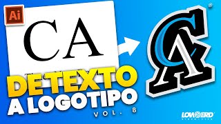 🚀Como hacer un logo con letras en adobe illustrator paso a paso [upl. by Eziechiele]