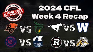 2024 cfl Week 4 Recap Alouettes dribble again Blue Bombers lose game and Zach Collaros [upl. by Esekram]