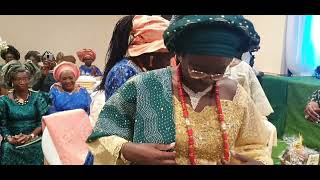 Toluse amp Joe Yoruba Traditional Wedding Eniola Alaga Iduro Mc [upl. by Adnwahs85]