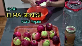 Evde Elma Sirkesi Nasıl Yapılır [upl. by Keyser]