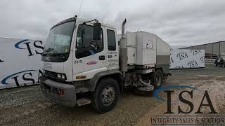 42622  1998 GMC T7500 Sweeper Truck Will Be Sold At Auction [upl. by Mayworm]