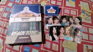 TWICE READY TO BE Monograph Unboxing Video [upl. by Sible]