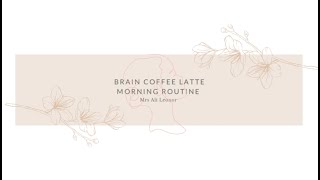 Brain Coffee Latte [upl. by Ydnelg611]