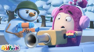 The Abominable Snowman Prank  Oddbods  Christmas Cartoons for Kids [upl. by Ilyak]