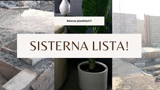 avances del GARAGE 🛻sisterna casi lista😱compramos plantas nuevas🌿🪴 [upl. by Sparke]