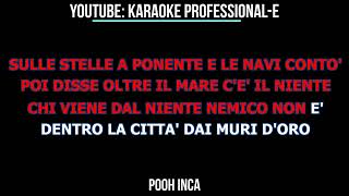 POOH INCA BASE KARAOKE BELLISSIMA CON CORI [upl. by Enidlarej]