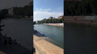 Naviglio grande di Milano Italywater lake italy nature love travel vlog kpop trip top [upl. by Marline]