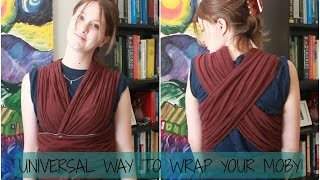 UNIVERSAL WAY TO WRAP YOUR MOBY [upl. by Rachele]