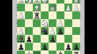 Nunns Immortal Beliavsky vs Nunn 1985 [upl. by Rosemaria299]