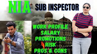 National Investigation Agency Sub Inspector✅ NIA Work Profile Salary Promotion SSC CGL✅ [upl. by Martelle]