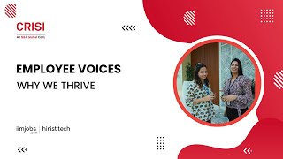 Crisil  Employee Voices  Showcase  iimjobscom [upl. by Althea]