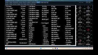 IQ 331 HEMODYNAMIC ECHOPAC ANALYSIS ECHOCARDIOGRAPHY HWD REPORT HEPATOMA [upl. by Aikel560]