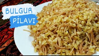 Bulgur Pilavı Nasıl Yapılır Şehriyeli Bulgur Pilavı Tarifi Tel Tel Şehriyeli Bulgur Pilavı [upl. by Avitzur681]