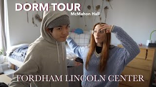 FORDHAM UNIVERSITY LC DORM TOUR  McMahon Hall [upl. by Yelsew]