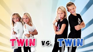 WHOS THE BETTER TWIN  TWIN VS TWIN CHALLENGE  THE LEROYS [upl. by Cj]