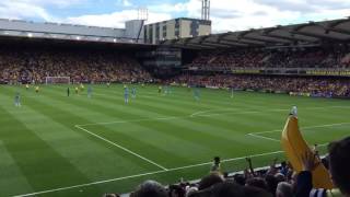 Manchester City Fans Singing Pablo Zabaleta Song Vs Watford Away [upl. by Nnylecoj381]