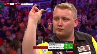 180 MADNESS Michael van Gerwen vs Martin Schindler  World Cup of Darts 2018 [upl. by Aliac]