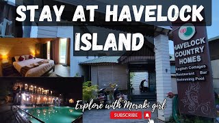 Stay at Havelock Island  Room tour Vlog  Havelock Country Homes  Andaman [upl. by Ellenahs]