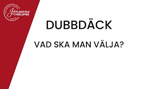 Vilka dubbdäck ska man välja till cykel [upl. by Eirollam]