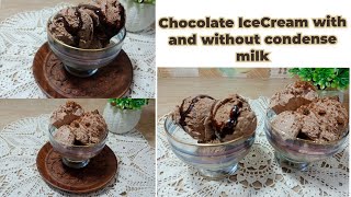 Chocolate IceCream recipe in 2 ways  recipe by Maryam Umer [upl. by Rufford]