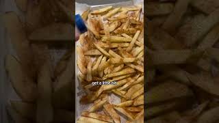 The easiest and best home made fries you’ll ever make fries [upl. by Justine]