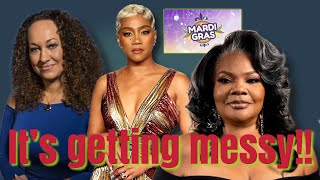 Tiffany Haddish responds to Monique Rachel Dolezal fired from job Mardi Gras 2024 [upl. by Healy]