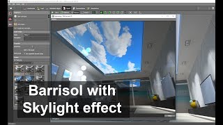 How to create Barrisol with Skylight Effect in Dialux evo [upl. by Eciryt]