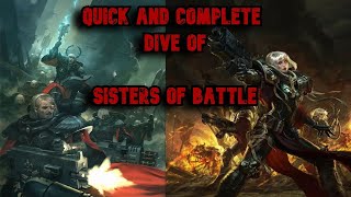 Sisters of Battle QUICK DIVE IN learn everything about them in 5 MINUTES  Warhammer 40k Lore [upl. by Arela238]