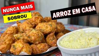 Faça Bolinhos de Arroz Deliciosos e Evite Jogar Alimentos Fora [upl. by Latrena486]