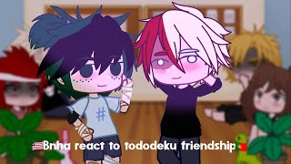 Bnha react to tododeku friendship👯‍♂️BFFS  ✨original✨  BnhaUA dekubowl👉👈 [upl. by Ynnavoeg]