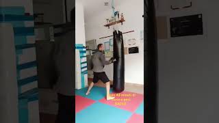 Allenamento al sacco TSUKI MAWASHI USHIRO TOBI GERI [upl. by Shimberg]