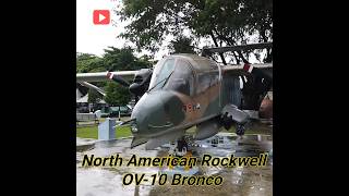 North American Rockwell OV10 Bronco Counter Insurgency Aircraft TNI AU aviation military shorts [upl. by Lindemann]