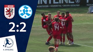 Offener Schlagabtausch  FC Gießen  SV Stuttgarter Kickers  4 Spieltag RLSW [upl. by Erdnassac]