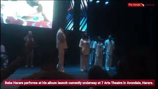 Baba Harare performs at his album launch at 7 Arts Theatre in Avondale Harare [upl. by Kobe939]