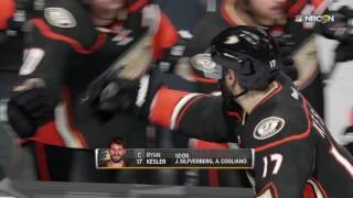 Anaheim Ducks  NHL 17 Goal Horn and Celebration [upl. by Baniaz]