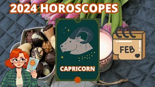 Capricorn February 2024 Horoscope  Tarot Reading [upl. by Sauveur526]