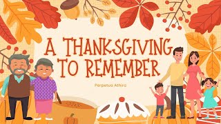 A Thanksgiving To Remember  Thanksgiving Adventure  Kindness Creates A Ripple Effect [upl. by Suhpesoj612]