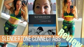 Slendertone Connect Abs Belt Review  Does it work  Annie Bean [upl. by Anilah743]