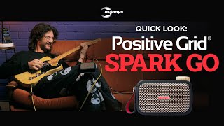 Quick Look Positive Grid Spark GO  Available at Mannys now [upl. by Nele874]