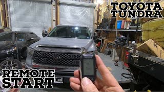 How to install a Remote Start on a Toyota Tundra 20182019 Hkey [upl. by Drucy284]