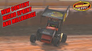 Micro Sprint At Millbridge  New Content iRacing Dirt [upl. by Lotsirb]