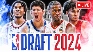 2024 NBA Draft Livestream  Blazers Draft Donovan Clingan Reaction [upl. by Zetrauq]