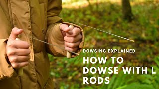 INTRODUCTION TO DOWSING WITH L RODS explained by a professional dowser dowsing dowsingrods [upl. by Faunia]